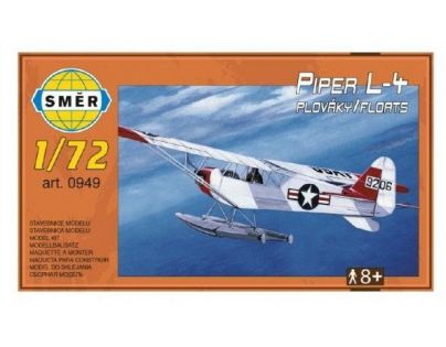 Smer Model Piper L4 plavákmi 1:72