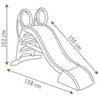 Smoby 310218 Skluzavka KS 150 cm s vlhčením - Poškozený obal 5