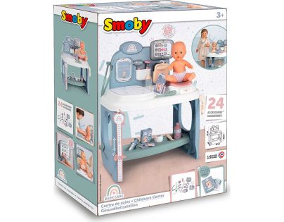 Smoby Baby Care Center Vyšetrovací stôl s príslušenstvom