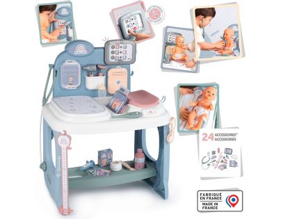 Smoby Baby Care Center Vyšetrovací stôl s príslušenstvom
