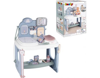 Smoby Baby Care Center Vyšetrovací stôl s príslušenstvom