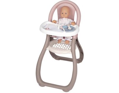 Smoby Baby Nurse Jedálenská stolička pre bábiky béžová