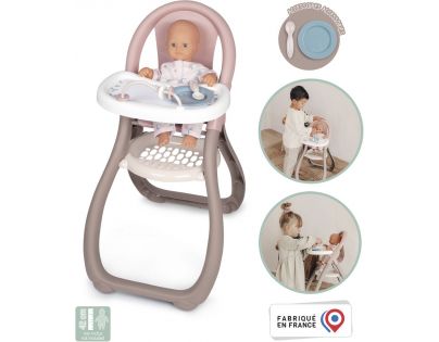 Smoby Baby Nurse Jedálenská stolička pre bábiky béžová