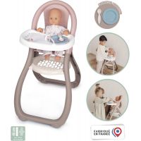Smoby Baby Nurse Jedálenská stolička pre bábiky béžová 2