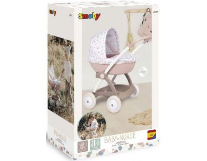 Smoby Baby Nurse Kočík hlboký pre bábiky béžový