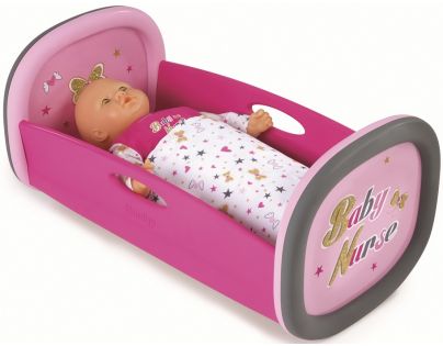 Smoby Kolíska pre bábiku 42 cm Baby Nurse s perinkou