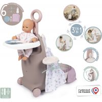Smoby Baby Nurse Nursery kufrík 3v1 béžový 2