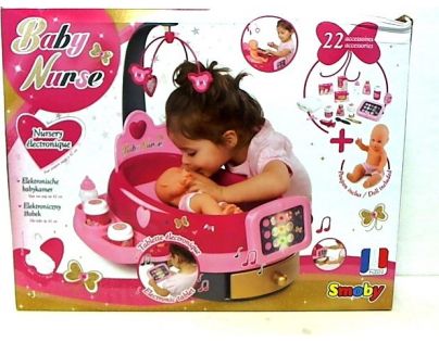 Smoby sada na opatrovanie bábiky Baby Nurse 220317 ružová
