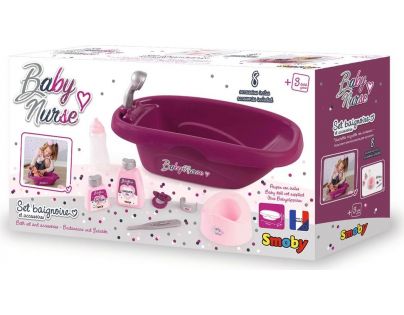 Smoby Baby Nurse Vanička pre bábiky so sprchovou hlavicou