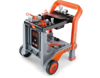 Smoby Black & Decker Pracovný vozík s kufríkom
