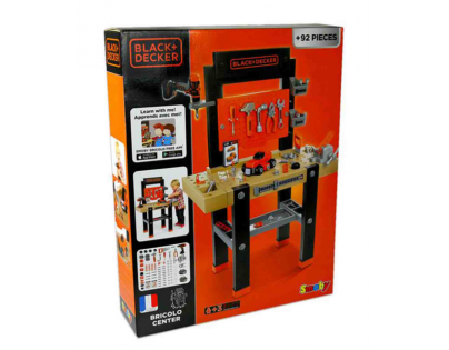 Smoby Black & Decker Veľká pracovná dielňa Center