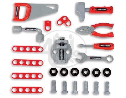 Smoby Black & Decker Dílna pracovní stůl v kufříku