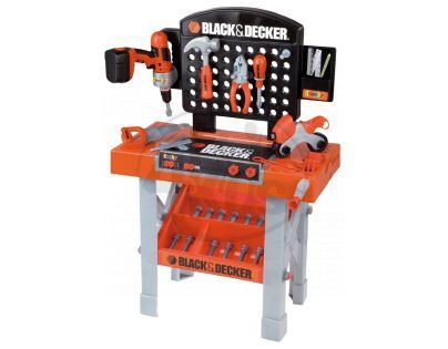 Dílna s vrtačkou a motorkou Black & Decker Smoby 500205
