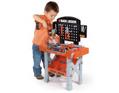 Dílna s vrtačkou a motorkou Black & Decker Smoby 500205