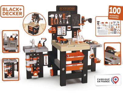 Smoby Black&Decker Veľká pracovná dielňa Mega Center