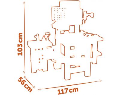 Smoby Black&Decker Veľká pracovná dielňa Mega Center