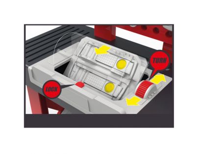 Smoby Cars 3 pracovné dielňa
