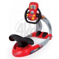 Trenažár V8 Cars se sedátkem a zvuky Smoby 2