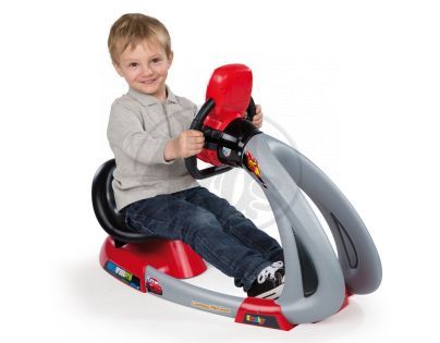 Trenažár V8 Cars se sedátkem a zvuky Smoby