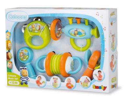SMOBY Cotoons hudobné nástroje 5 ks