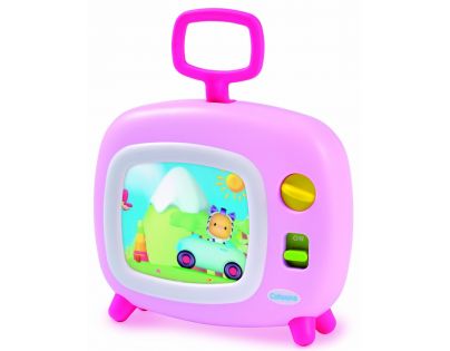 Smoby 211316-1 ružová farebný televízor Cotoons s hudbou pre kojencov