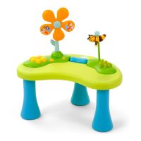 Smoby Cotoons Nafukovací sedátko s aktivity stolečkem - Modrá 2