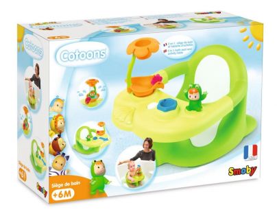 Smoby Cotoons Sedátko do vane zelené