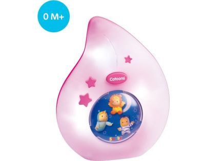 Smoby Cotoons svetlo dobrú noc růžová