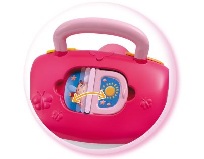 Smoby Cotoons Vkládací elektronický domeček - Růžová