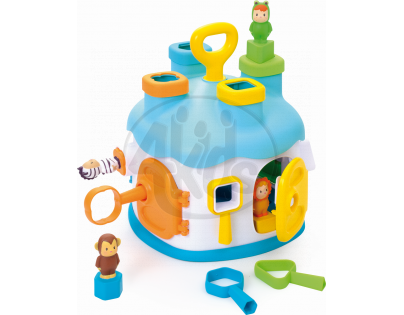 Smoby Cotoons Vkládačka domeček - Modrý domeček