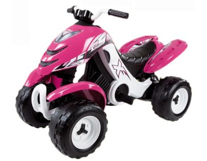 Smoby 033049 - Štvorkolka Quad X Power ružová