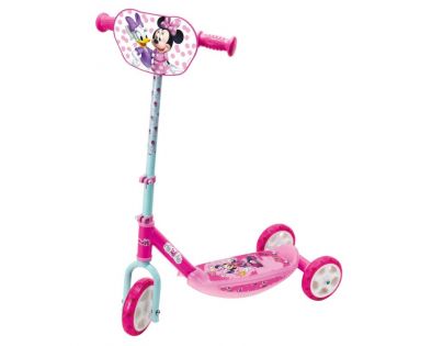 Smoby Disney Minnie Kolobežka 3 kolieska trblietavý efekt