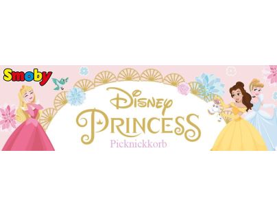 Smoby Disney Princess Piknikový kôš 2 v 1