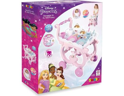 Smoby Disney Princess Servírovací vozík XL ružový - Poškodený obal
