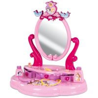 SMOBY 24236 kozmetický stolík s otváracou zásuvkou Disney Princezné a 5 doplnkami SMOBY 24236 kozmetický stolík s otváracou zásuvkou Disney Princezné a 5 doplnkami