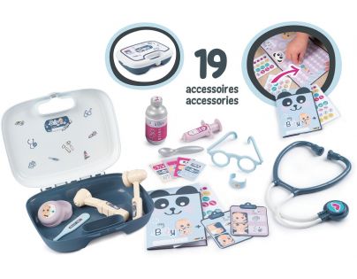 Smoby Doktorský kufrík Baby Care 19 doplnkov