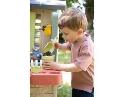 Smoby Domček Life Nature s dielňou pre kutilov