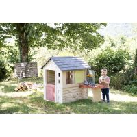 Smoby Domček Life Nature s dielňou pre kutilov 2