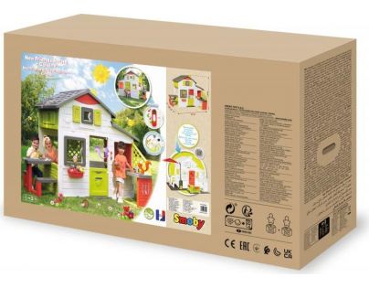 Smoby Domček Neo Friends House s kuchyňou rozšíriteľný