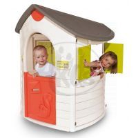 Smoby 310202 - Domeček Natur home + skluzavka XS 90cm s vhlčením 4