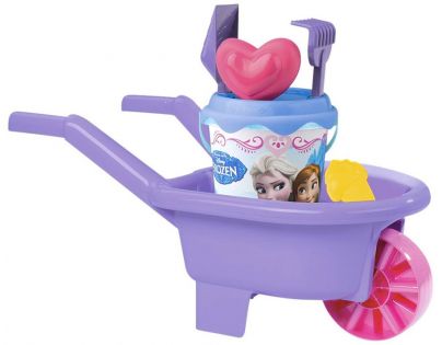 Smoby Detský fúrik s vedro setom Frozen 6 ks fialový