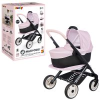 Smoby Kombinovaný kočík Maxi Cosi pre bábiky svetlo ružový