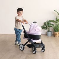 Smoby Kombinovaný kočík Maxi Cosi pre bábiky svetlo ružový 5