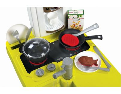 Smoby Kuchynka Bon Appetit Cherry zeleno-šedá elektronická