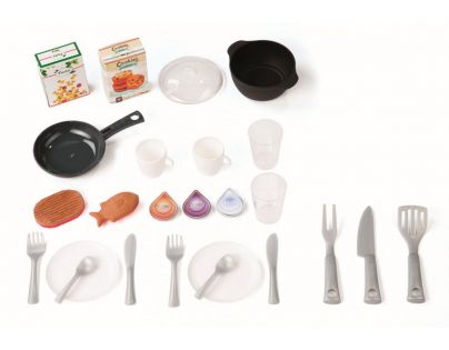Smoby Kuchynka Bon Appetit Cherry zeleno-šedá elektronická