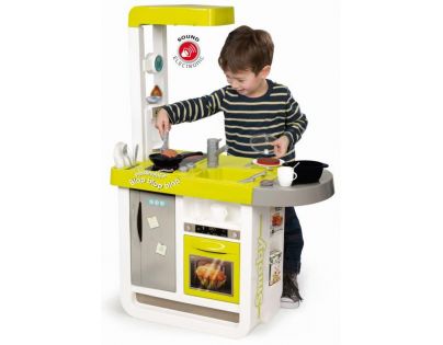 Smoby Kuchynka Bon Appetit Cherry zeleno-šedá elektronická