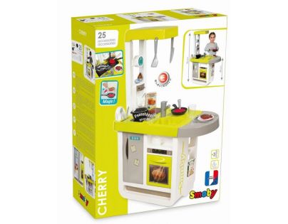 Smoby Kuchynka Bon Appetit Cherry zeleno-šedá elektronická
