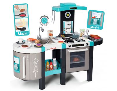 Smoby Kuchynka Tefal French Touch Bubble 311206 modro sivá