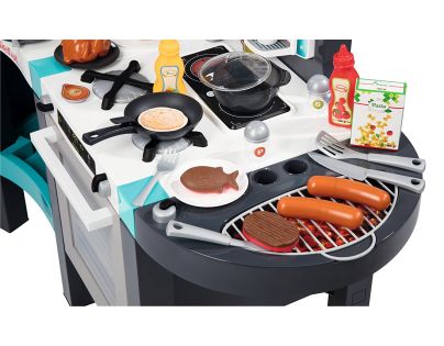Smoby Kuchynka Tefal French Touch Bubble 311206 modro sivá