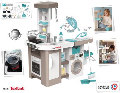 Smoby Kuchynka Tefal s práčkou 2 v 1